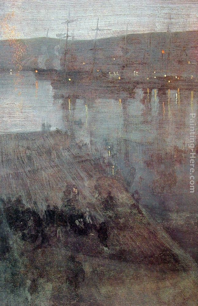 James Abbott McNeill Whistler Nocturne in Blue and Gold Valparaiso Bay